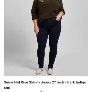 Seine Mid-Rise Skinny Jeans *brand new*